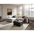 ECKSOFA in Chenille Creme  188/280 cm  - Creme/Schwarz, KONVENTIONELL, Kunststoff/Textil (188/280cm) - Carryhome