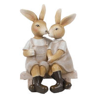 DEKOHASE - Braun, LIFESTYLE, Kunststoff (11/17,5/9cm)