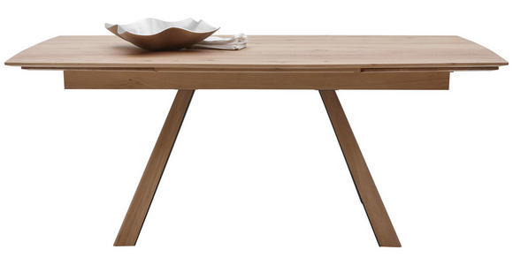 ESSTISCH in Holz, Metall 190-290/90/76 cm - Eichefarben/Anthrazit, Natur, Holz/Metall (190-290/90/76cm) - Valnatura