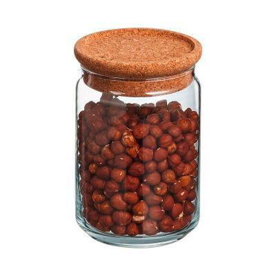 POSUDA ZA ZALIHE  1 l   - prozirno, Basics, staklo/drvo (10,5/16cm)