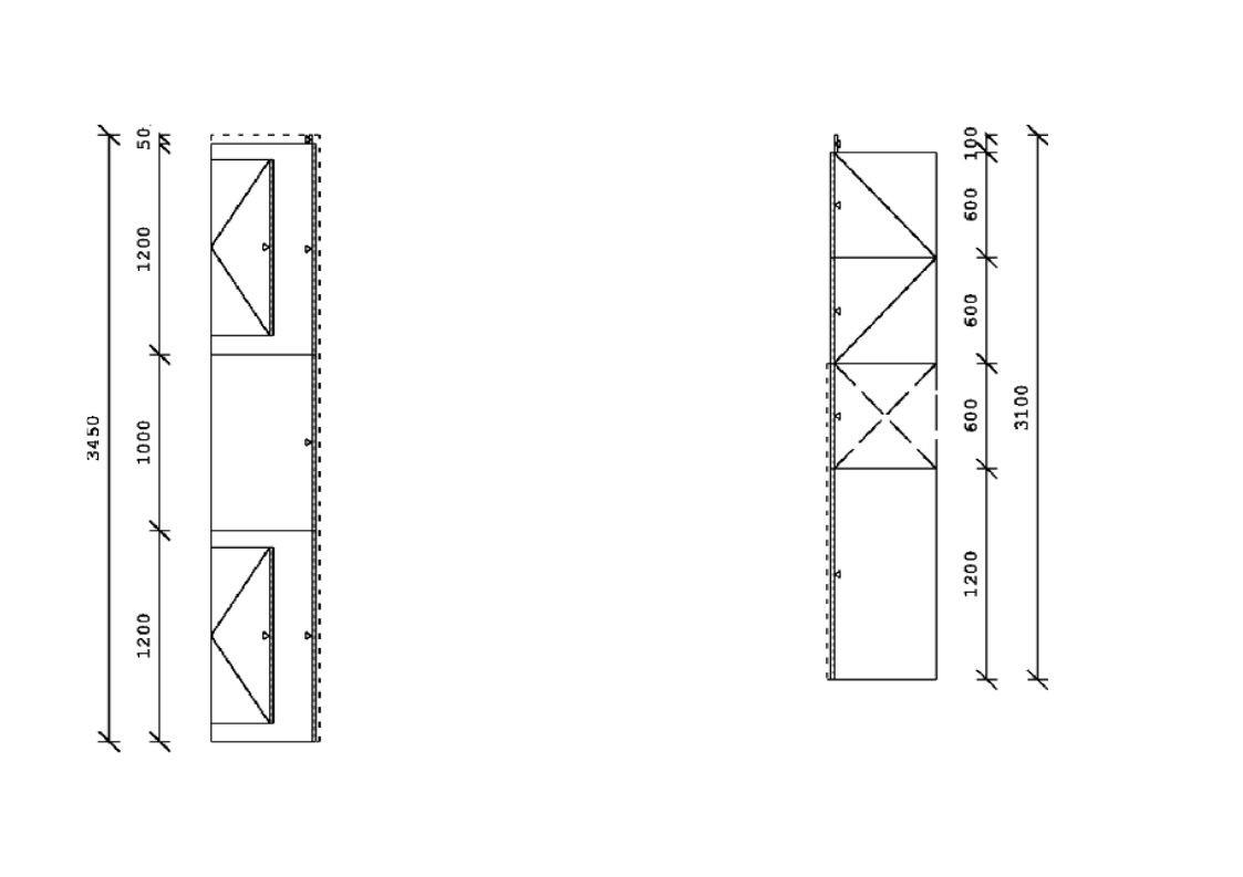 Thumbnail - Venda Küchenleerblock VE 220, Eiche, Braun, Metall, 345x310 cm, seitenverkehrt erhältlich, vormontierter Korpus, Küchen,...