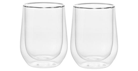 TEEGLAS  2-teilig  - Klar, Design, Glas (8/11cm) - Novel