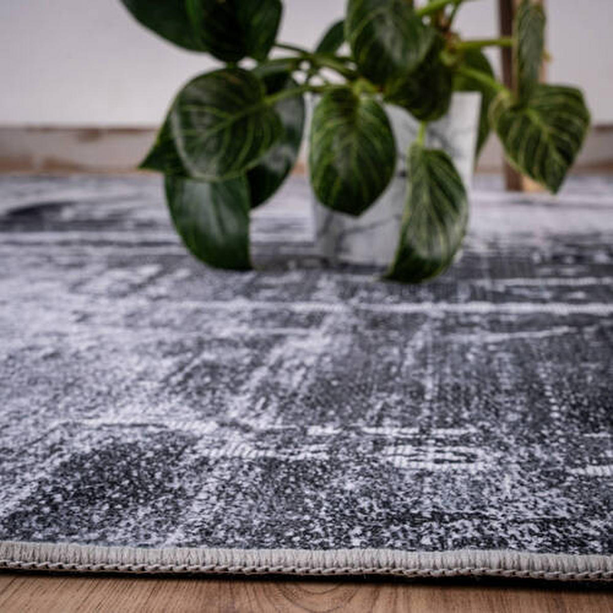 FLACHWEBETEPPICH 80/150 cm My Tampa  - Grau, Design, Textil (80/150cm)