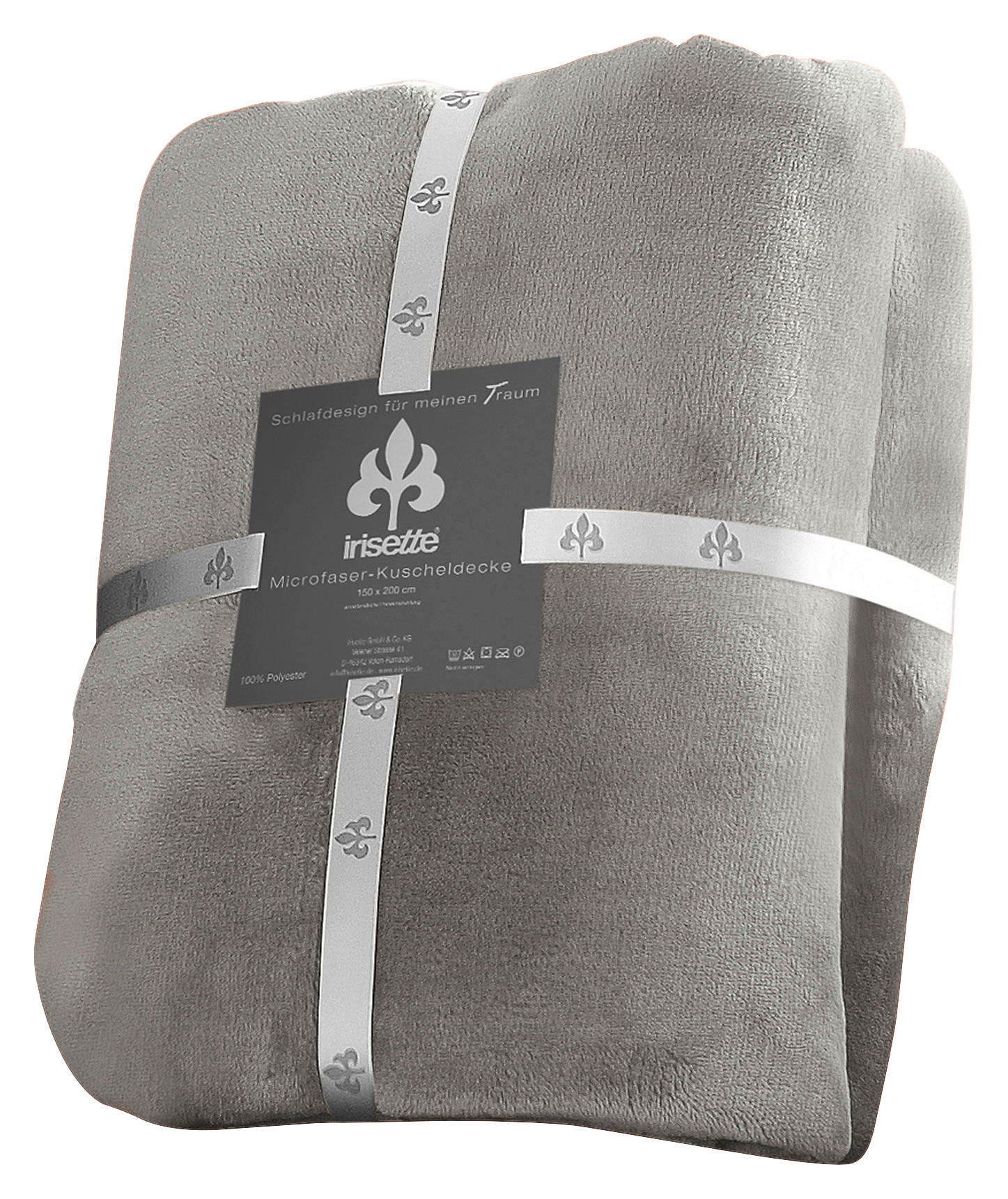 KUSCHELDECKE 150/200 cm  - Schieferfarben, KONVENTIONELL, Textil (150/200cm) - Irisette