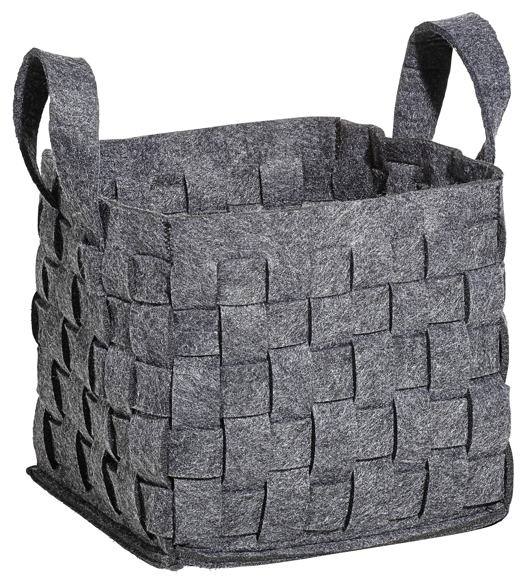 WÄSCHEKORB - Dunkelgrau, Design, Textil (28/34/28cm) - Landscape