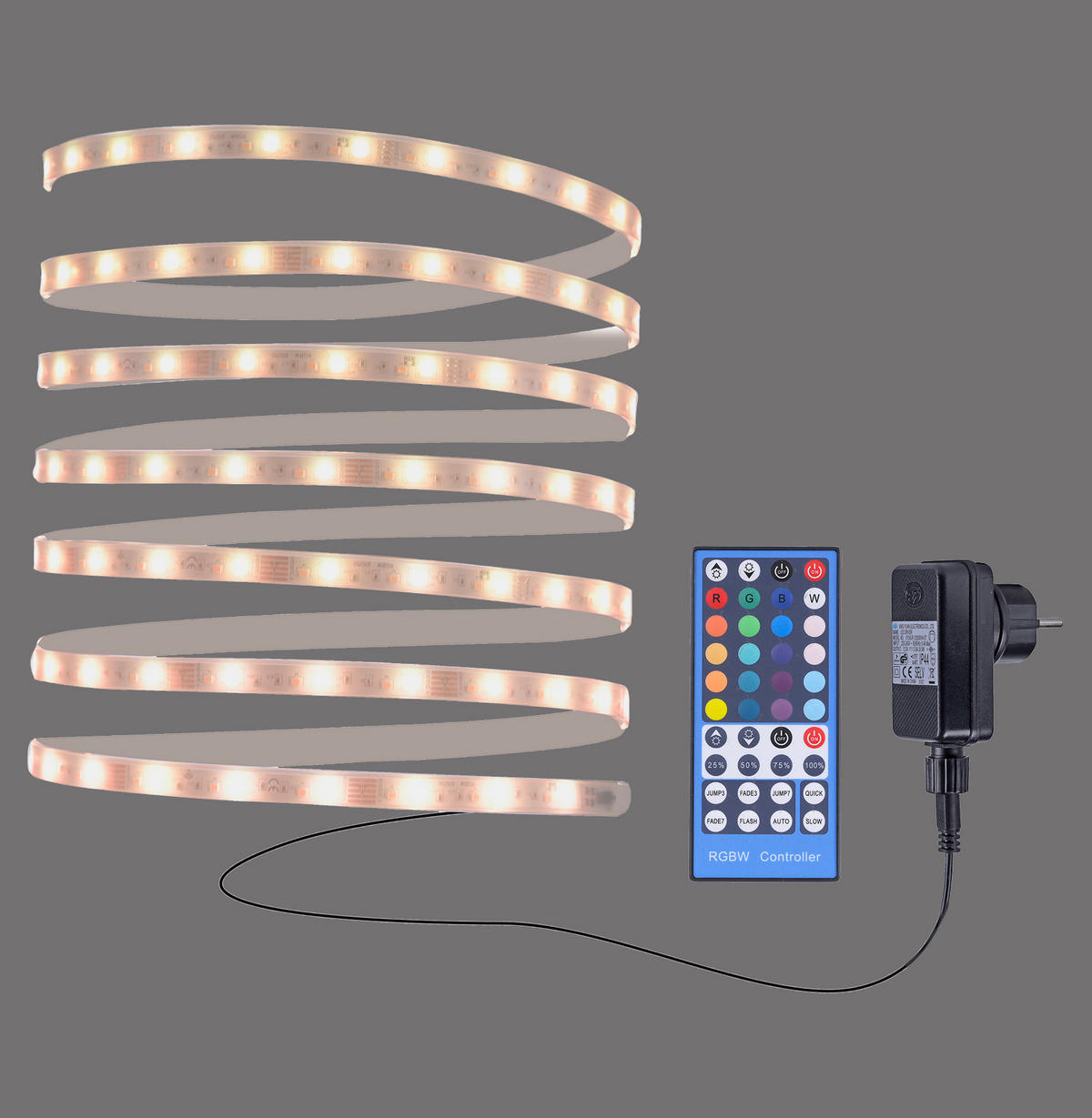 LED-TRAK   //3000 K// - večbarvno, Design, kovina/umetna masa (500/1,3/0,5cm)
