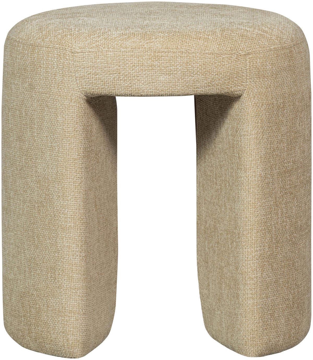 HOCKER in Textil Naturfarben  - Naturfarben, Design, Textil (45/47/45cm) - Livetastic