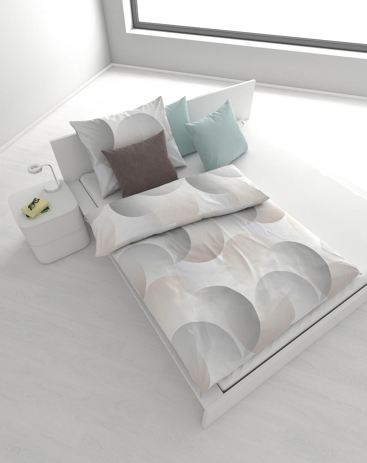 POVLEČENÍ, mikrovlákno, šedá, 140/200 cm - šedá, textil (140/200cm) - Boxxx