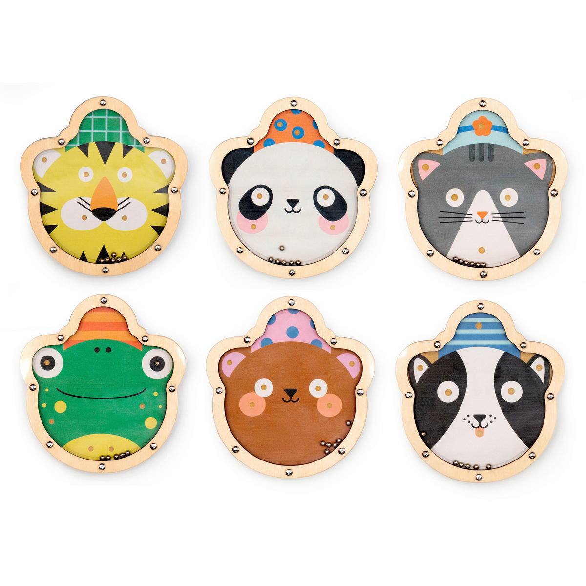 MOTORIČKA IGRAČKA   - zelena/bež, Basics, metal (11,7/2,00/12,6cm) - Kikkerland