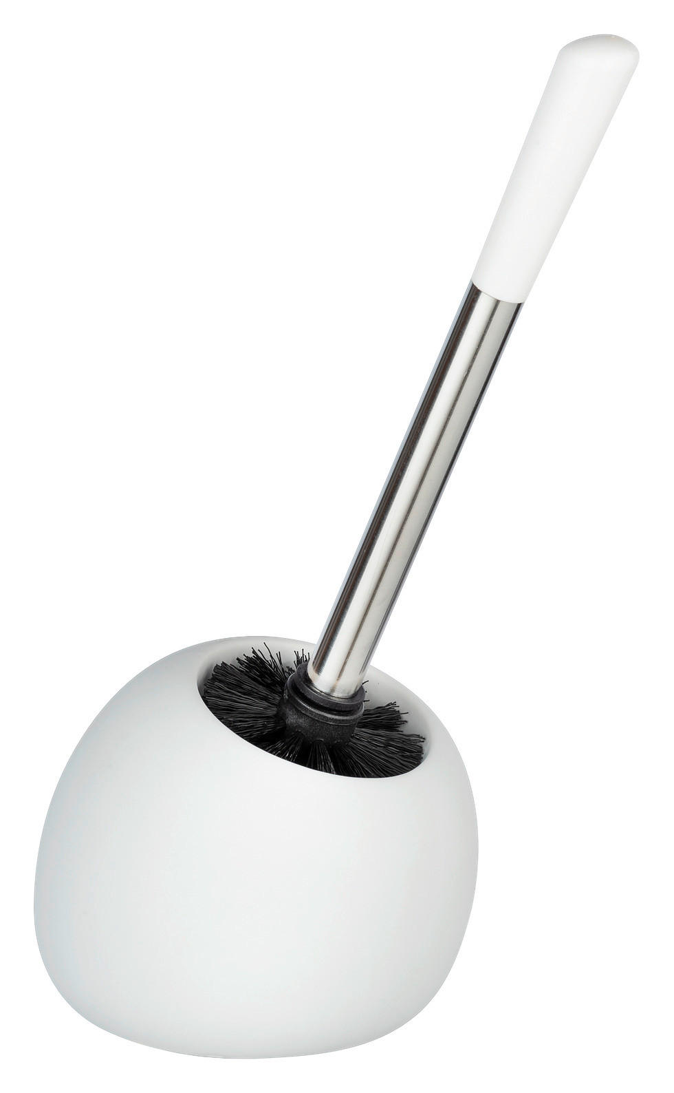 WC-BÜRSTENGARNITUR - Weiß, Basics, Keramik/Metall (15/34,5/14,5cm) - Wenko