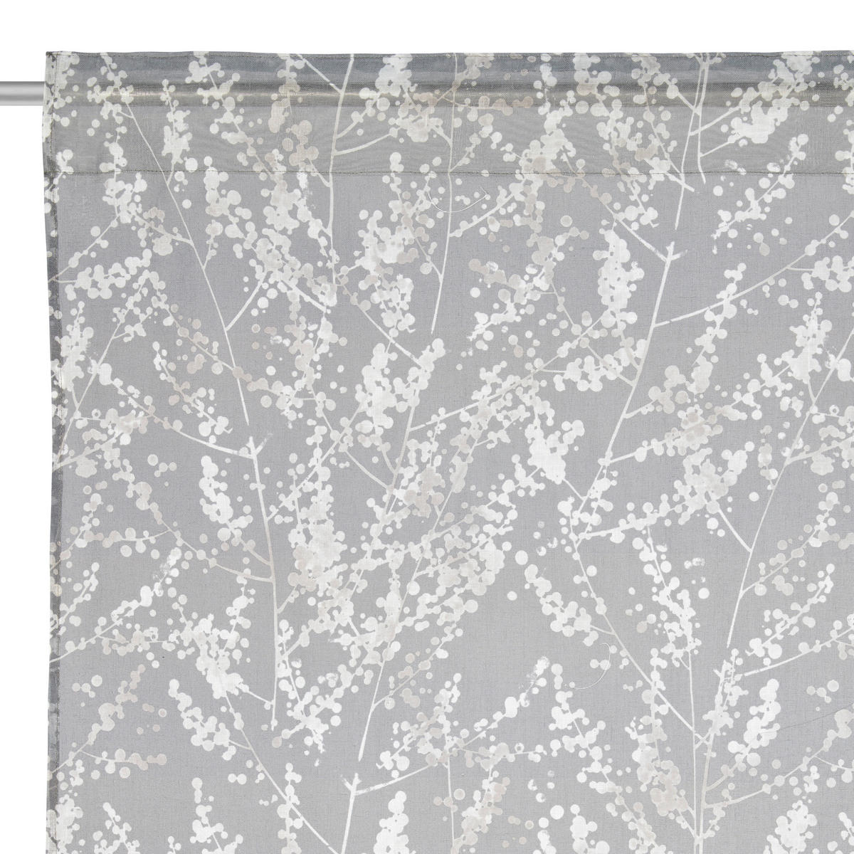 HOTOVÝ ZÁVES, polopriehľadné, 140/245 cm - hnedá, Konventionell, textil (140/245cm) - Esposa