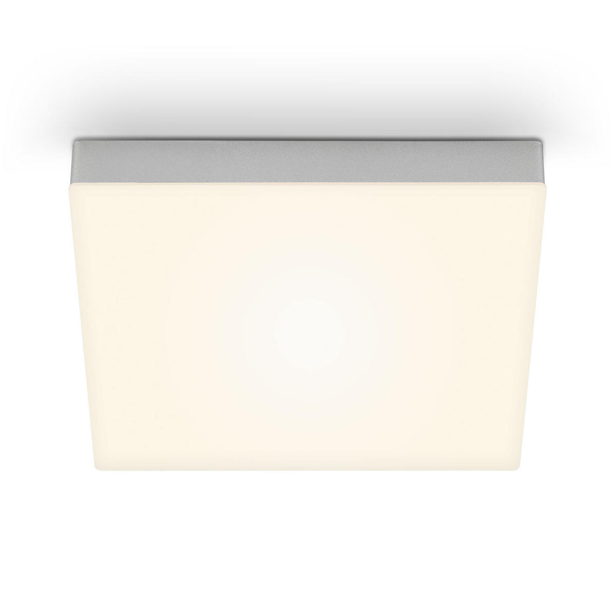STROPNÍ LED SVÍTIDLO, 28,7/3,6/28,7 cm - barvy stříbra, Basics, kov (28,7/3,6/28,7cm)