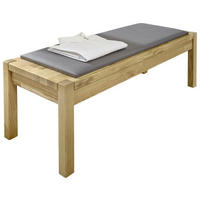ÜLŐPAD - barna/tölgyfa, Design, textil/fa (120/46,3/40cm) - Dieter Knoll