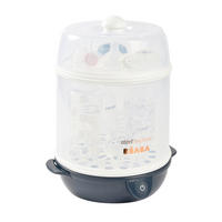 DAMPFSTERILISATOR  - Dunkelblau, Basics, Kunststoff (28.5/25/36cm) - Beaba