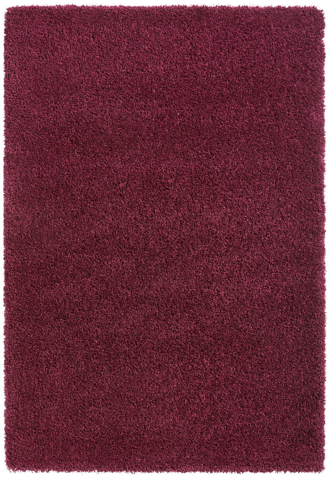 HOCHFLORTEPPICH 133/195 cm Bordeaux rechteckig  - Bordeaux, Basics, Textil (133/195cm) - Novel