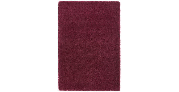 HOCHFLORTEPPICH 65/130 cm Bordeaux  - Bordeaux, Basics, Textil (65/130cm) - Novel