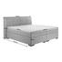 BOXSPRINGBETT BOXSPRINGBETT "OCEAN" Webstoff 160/200 cm INKL. - Dunkelbraun/Schwarz, Design, Holz/Textil (160/200cm) - Novel