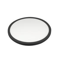 ZUNANJA STROPNA SVETILKA        40/2,6 cm       - črna, Basics, umetna masa (40/2,6cm)