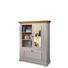 HIGHBOARD Kiefer massiv gewachst Eichefarben, Weiß - Eichefarben/Weiß, ROMANTIK / LANDHAUS, Holz (111/152/43cm) - Carryhome HIGHBOARD Kiefer massiv gewachst Eichefarben, Weiß - Eichefarben/Weiß, ROMANTIK / LANDHAUS, Holz (111/152/43cm) - Carryhome