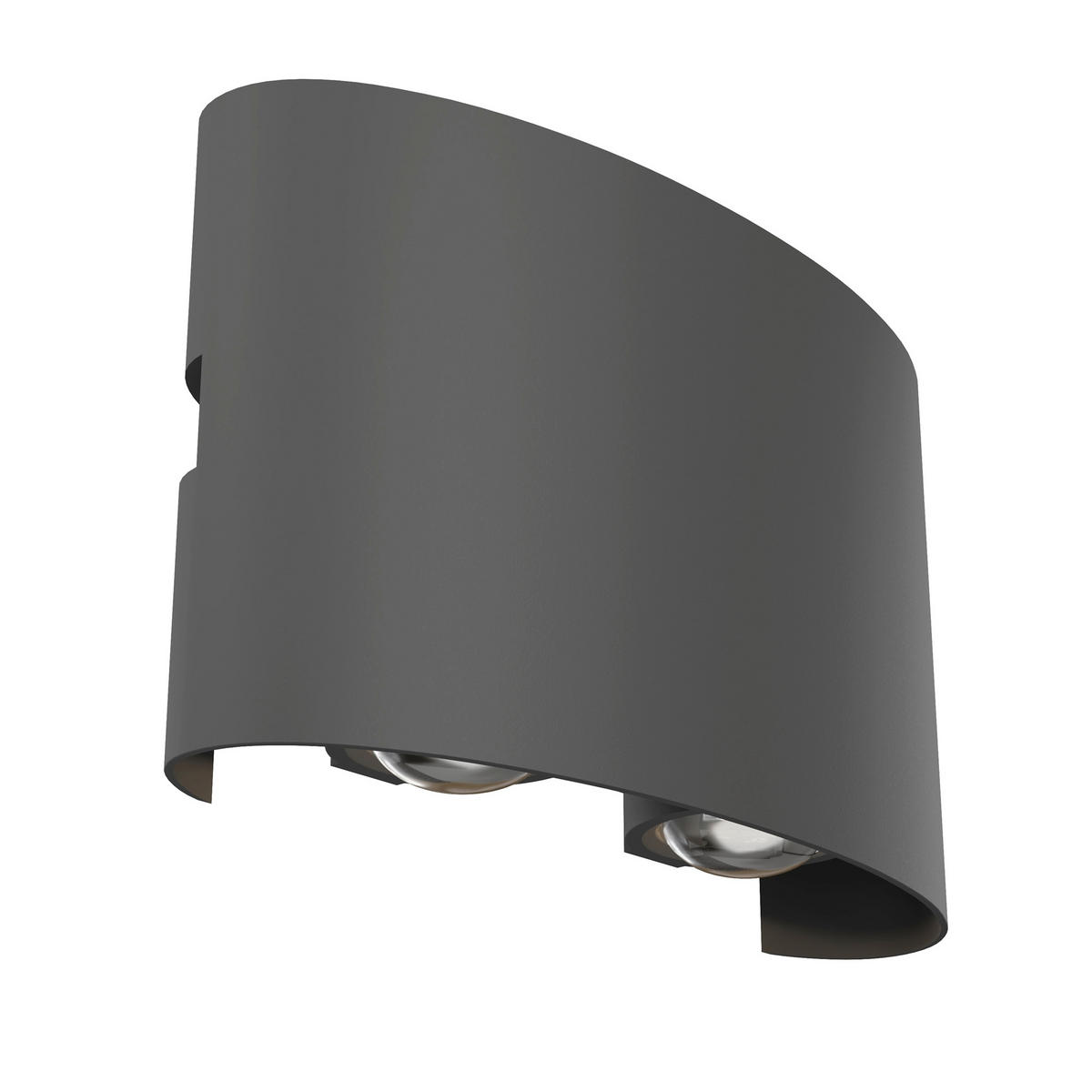 AUSSENWANDLEUCHTE - Grau, Trend, Metall (8/12/3,7cm) - MAYTONI