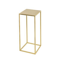 BLUMENSTÄNDER in Metall  - Goldfarben, Basics, Metall (19/47/19cm)