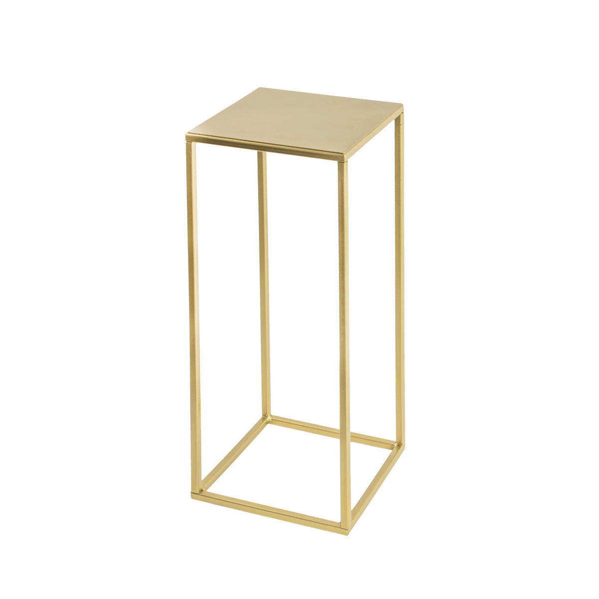 BLUMENSTÄNDER in Metall  - Goldfarben, Basics, Metall (19/47/19cm)