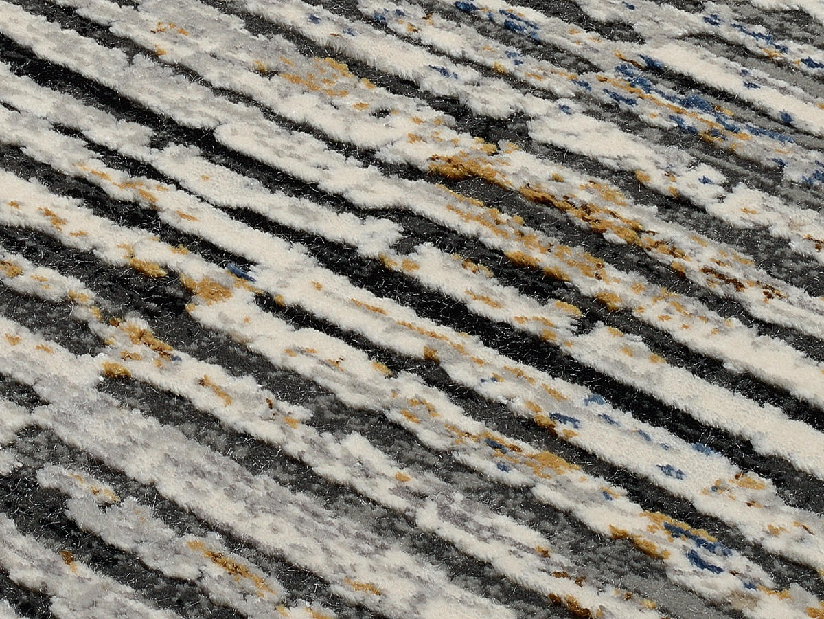 WEBTEPPICH 240/300 cm Schwarz, Beige  - Beige/Schwarz, Design, Textil (240/300cm) - Musterring