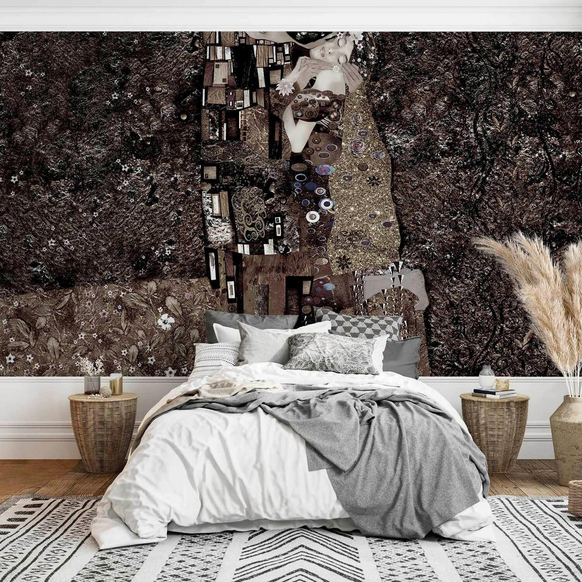 FOTOTAPETE  - Braun/Grau, LIFESTYLE, Textil (100/70cm) - artgeist