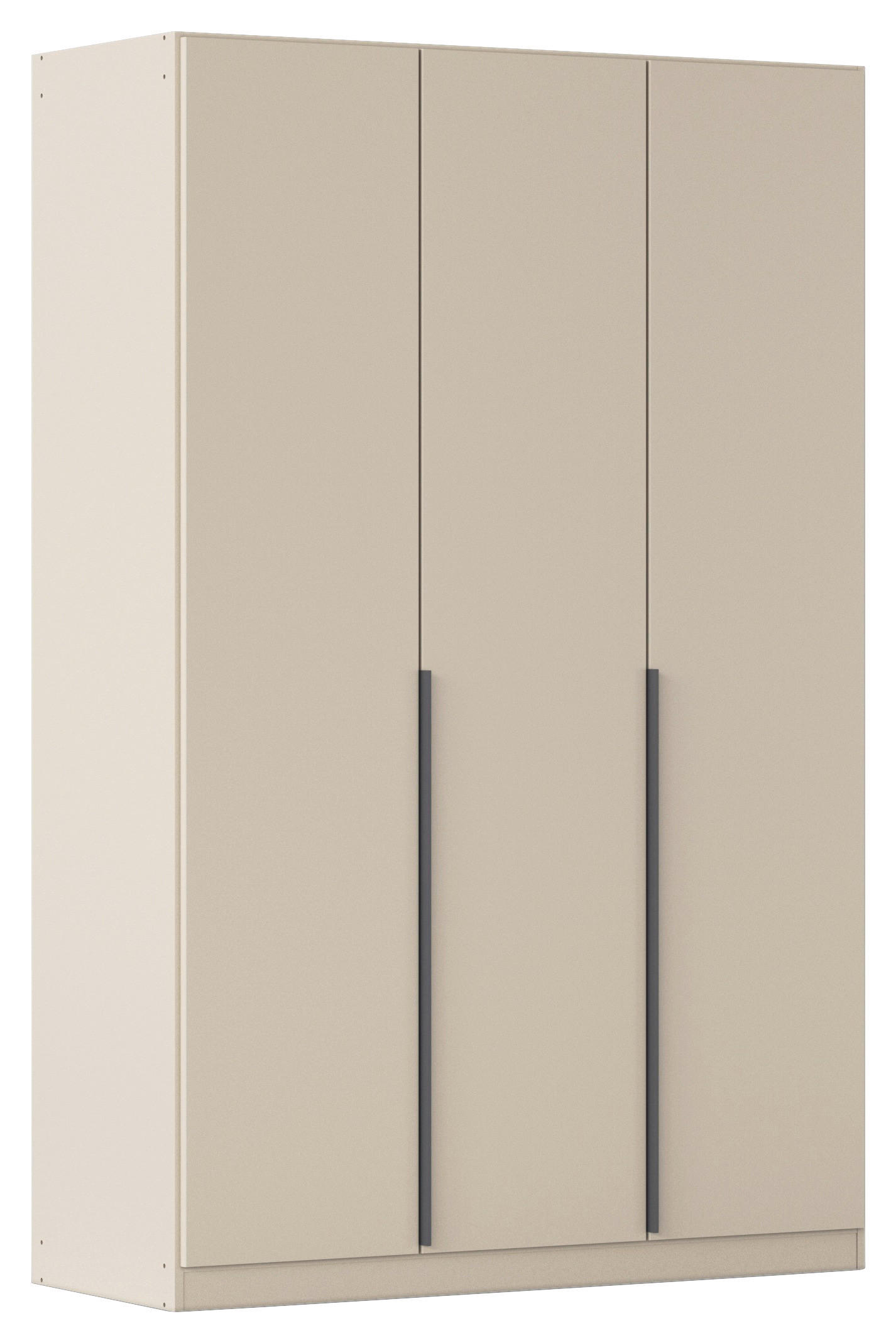 DREHTÜRENSCHRANK 136/229/54 cm,  in Champagner, 3 Tür(en)  - Champagner/Grau, MODERN, Holzwerkstoff (136/229/54cm) - Rauch Möbel
