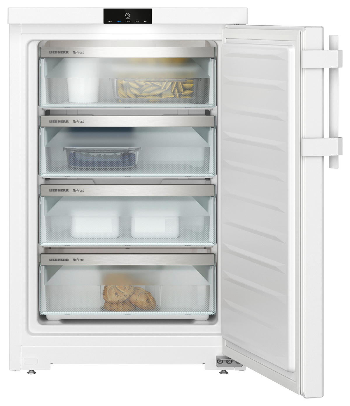 GEFRIERSCHRANK FNE1404  - Weiß, Basics, Metall (55/85/60,7cm) - Liebherr