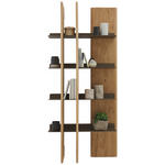 WANDPANEEL Bronzefarben, Wildeiche  74,9/167,6/25 cm  - Wildeiche/Bronzefarben, Natur, Holz/Metall (74,9/167,6/25cm) - Valnatura