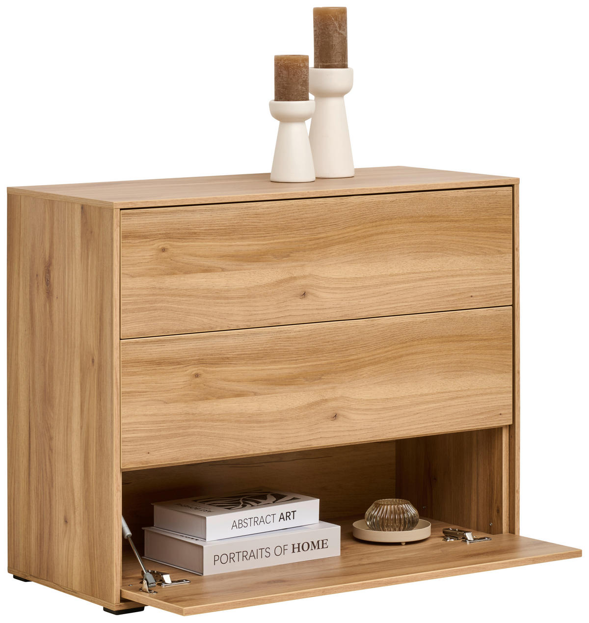 REGALELEMENT 90,9/72,6/40 cm Eichefarben  90,9/72,6/40 cm  - Eichefarben, Design, Holzwerkstoff (90,9/72,6/40cm) - home24