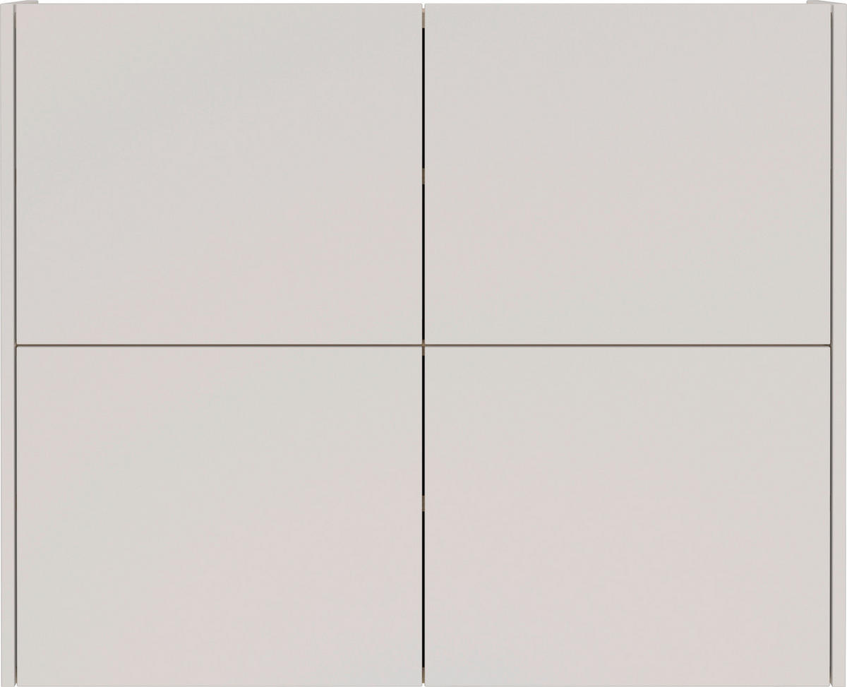 SCHUHSCHRANK GW-BINETTO  in 97/79/27 cm  - Kaschmir/Eichefarben, Design, Holzwerkstoff (97/79/27cm) - Livetastic