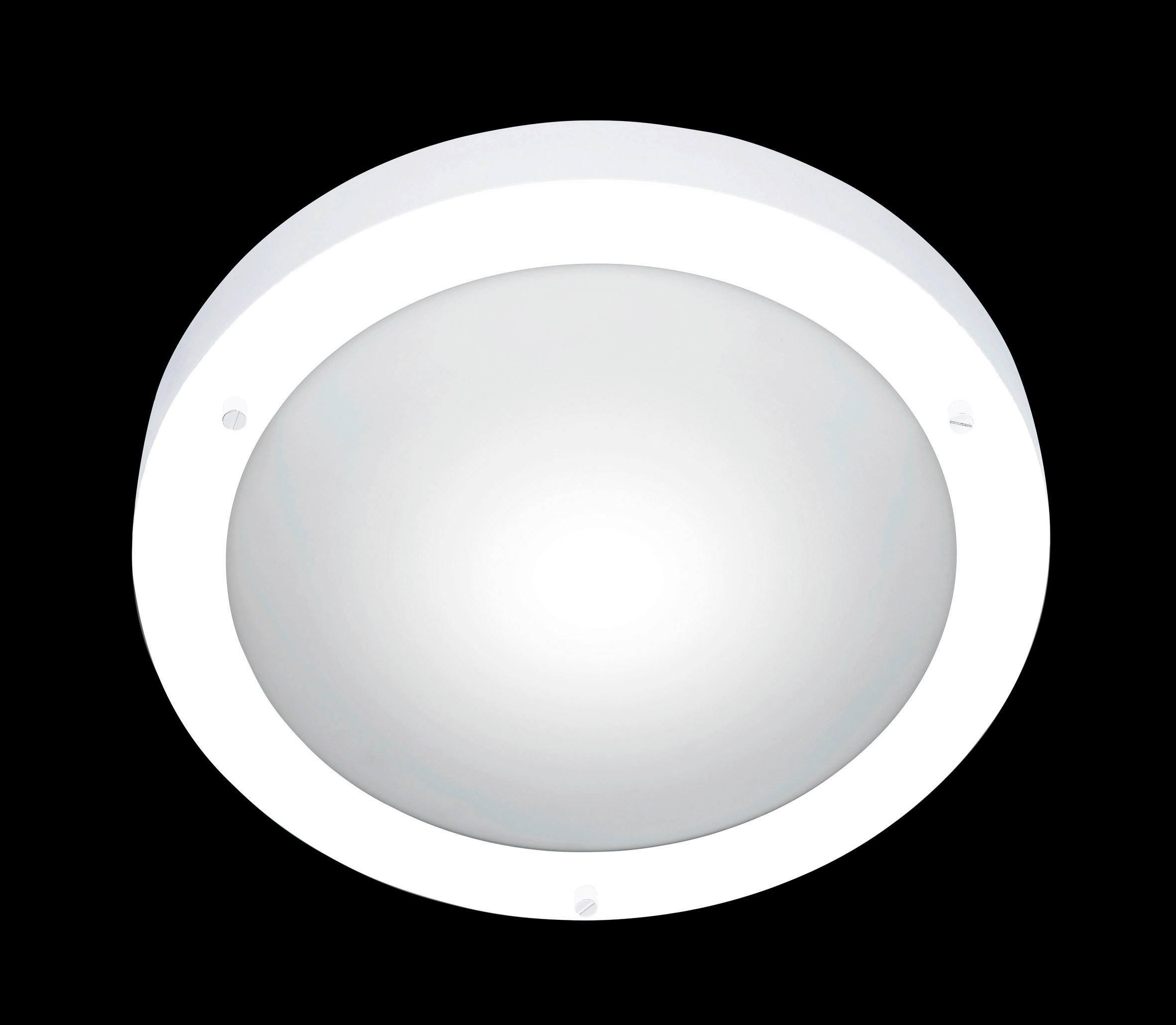 BADEZIMMER-DECKENLEUCHTE  31,5/8,0 cm    - Weiss, Basics, Glas/Metall (31,5/8,0cm) - Trio Leuchten