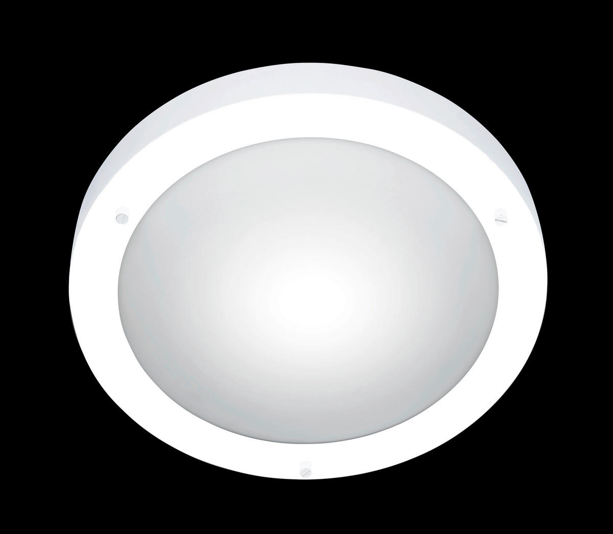 BADEZIMMER-DECKENLEUCHTE Condus 31,5/8,0 cm   - Weiß, Basics, Glas/Metall (31,5/8,0cm) - Trio Leuchten