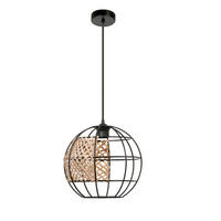 HÄNGELEUCHTE 30/132 cm   - Basics, Holz/Metall (30/132cm) - Osram
