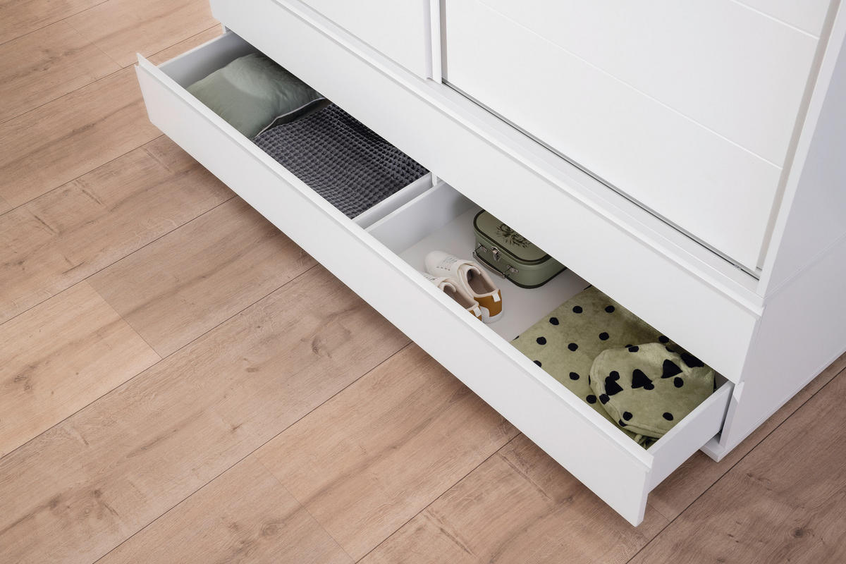 KLEIDERSCHRANK  in Weiß  - Weiß, Design, Holzwerkstoff (164/206,8/62,6cm) - Paidi