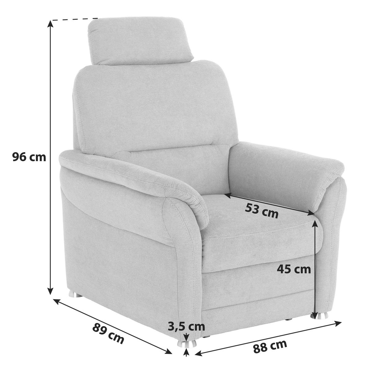 SESSEL in  - MODERN, Holz/Textil (88/96/89cm) - Livetastic