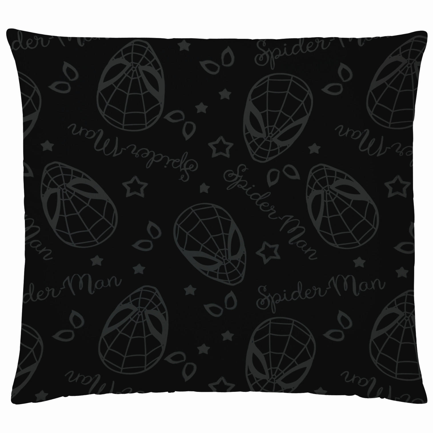 Disney Kissenbezug Spider-Man Schwarz 48x48 cm