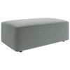HOCKER in Textil Grau  - Schwarz/Grau, Modern, Kunststoff/Textil (112/44/66cm) - Trendmanufaktur