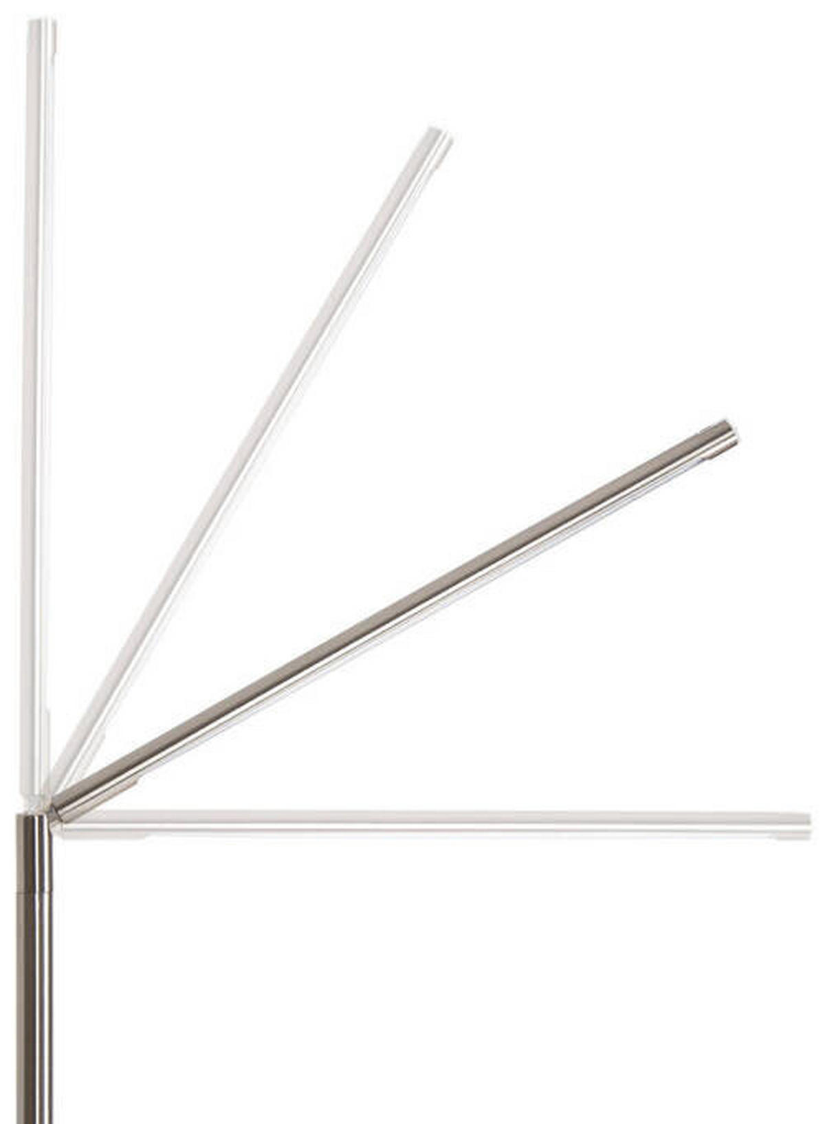 LED-TISCHLEUCHTE - Silberfarben, Basics, Metall (3/3/40cm) - Globo