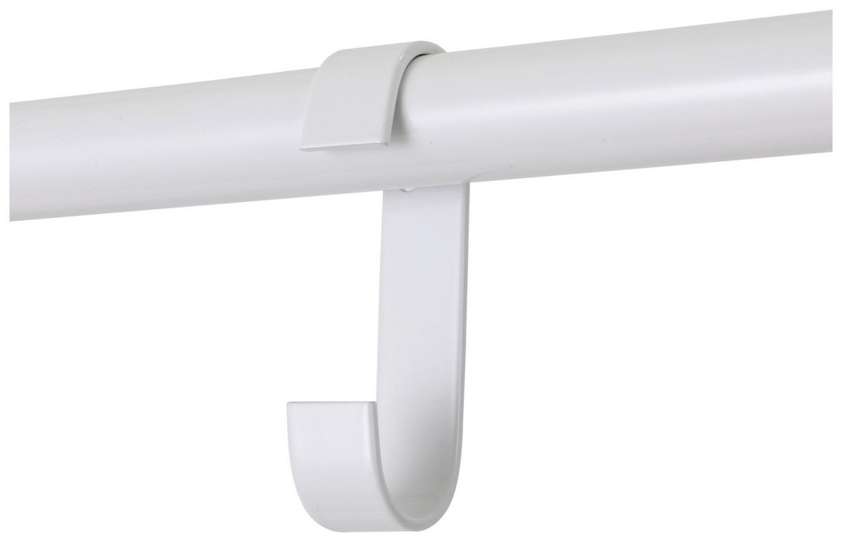 GARDEROBENSTÄNDER in Weiß 75/180/32 cm   - Weiß, Design, Metall (75/180/32cm) - MID.YOU