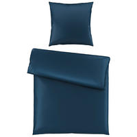 BETTWÄSCHE Segesta Satin 155/220 cm  - Dunkelblau, MODERN, Textil (155/220cm) - Novel