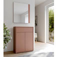 GARDEROBE  in 74,5/200/34,9 cm  - Terracotta, MODERN, Holzwerkstoff (74,5/200/34,9cm) - Carryhome