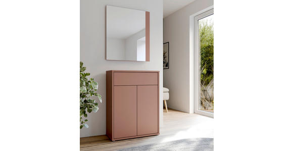 GARDEROBE  in 74,5/200/34,9 cm  - Terracotta, MODERN, Holzwerkstoff (74,5/200/34,9cm) - Carryhome