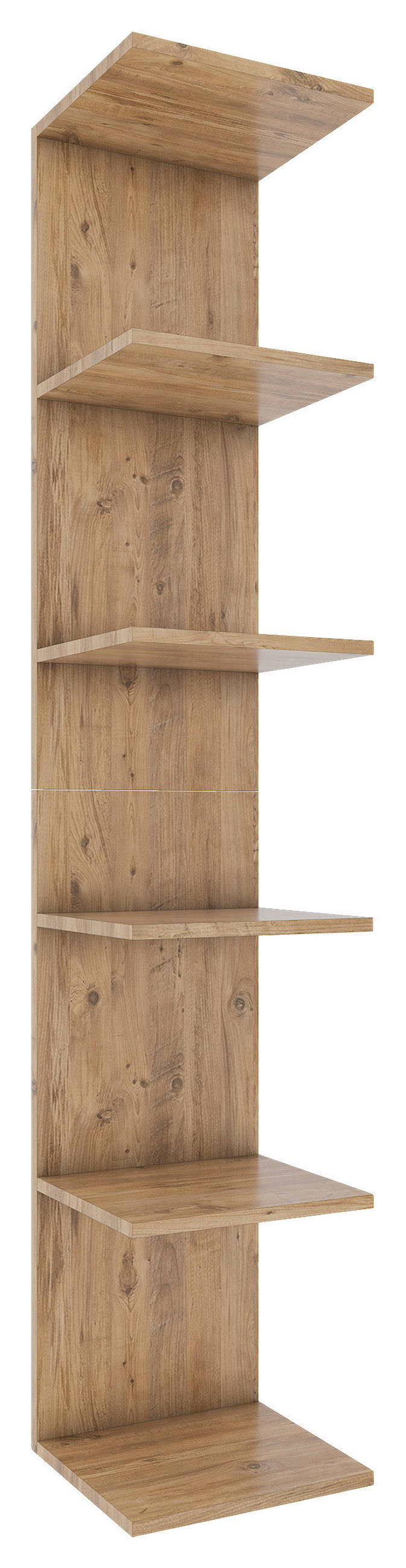 WANDREGAL 35/180/30 cm  - Honigeiche, MODERN, Holzwerkstoff (35/180/30cm) - MID.YOU