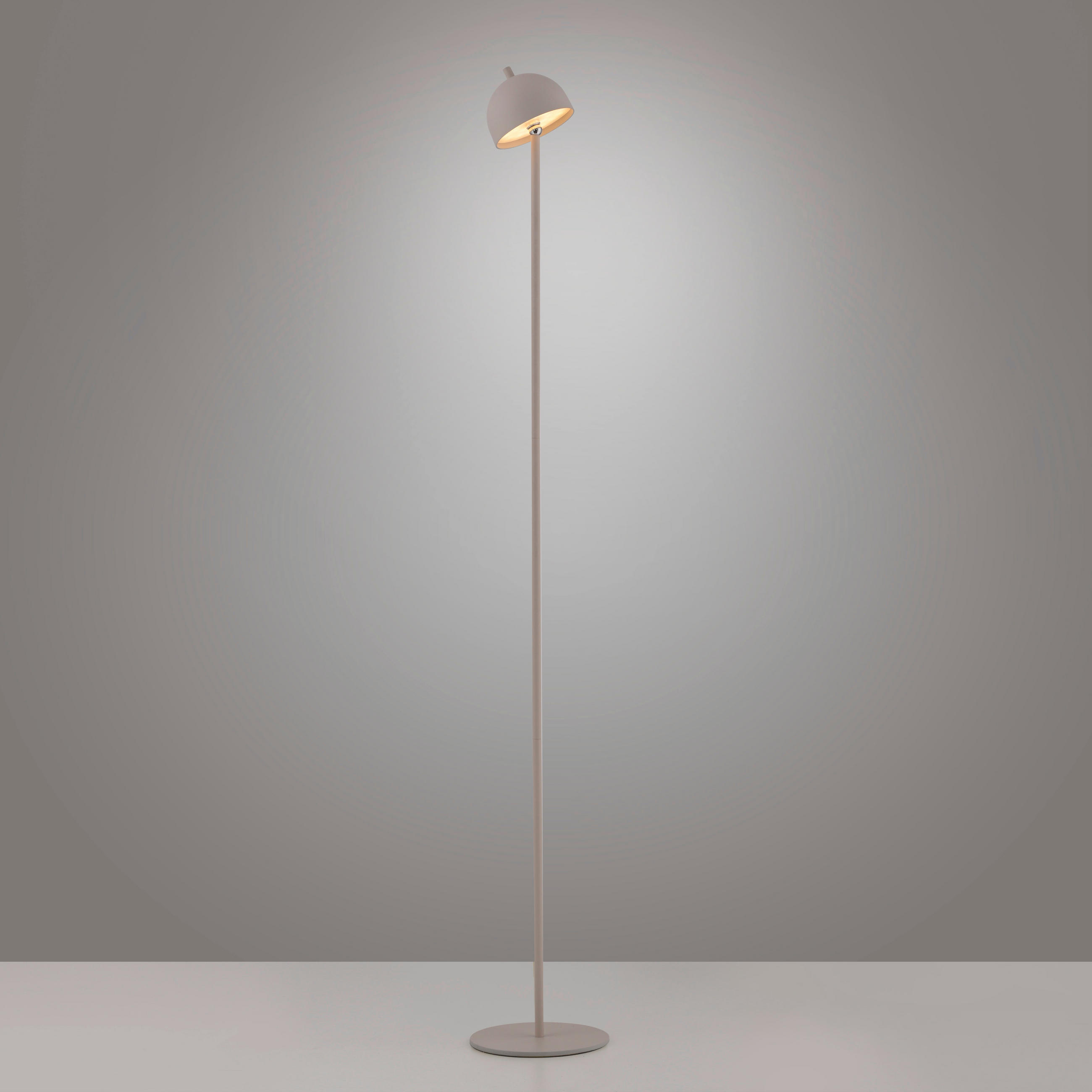 AKKU-STEHLEUCHTE 18/18/126 cm    - Sandfarben, Design, Kunststoff/Metall (18/18/126cm) - Schöner Wohnen