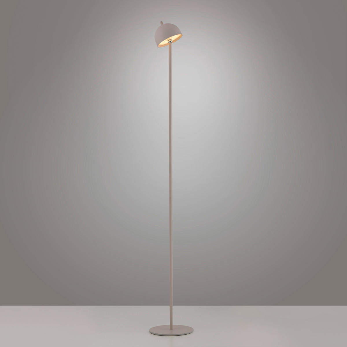 AKKU-STEHLEUCHTE 18/18/126 cm    - Sandfarben, Design, Kunststoff/Metall (18/18/126cm) - Schöner Wohnen