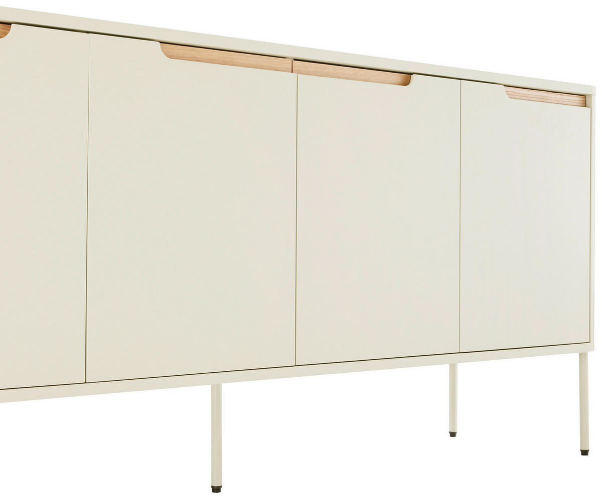 SIDEBOARD 170/75/40 cm  - Eichefarben/Grauweiß, Design, Holz/Holzwerkstoff (170/75/40cm) - Carryhome