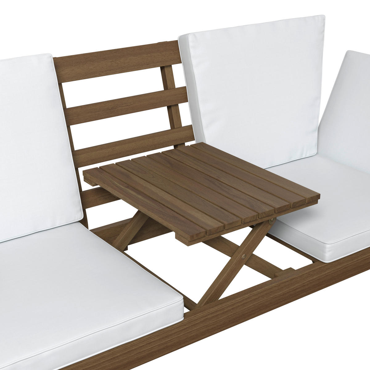 GARTENBANK 209/71/82 cm  in Akaziefarben  - Beige/Akaziefarben, MODERN, Holz (209/71/82cm) - Ambia Garden